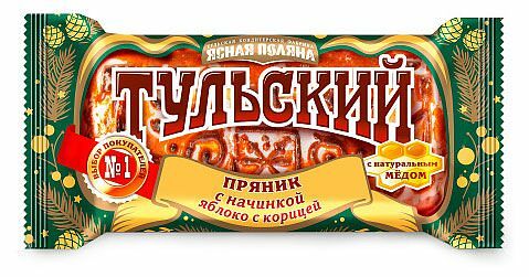 Пряник Ясная Поляна Тульский яблоко с корицей 140г