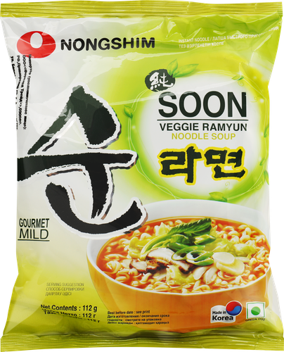 

Лапша быстрого приготовления Nongshim Сун вегги овощная 112 г
