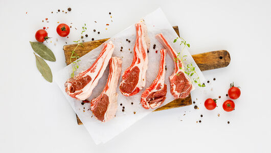 Корейка баранины на кости 400г