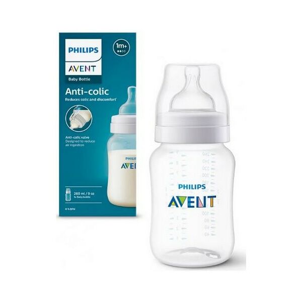 Бутылочка для кормления Anti-colic, 1+ мес 260мл