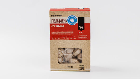 Пельмени с телятиной замороженные, 400г