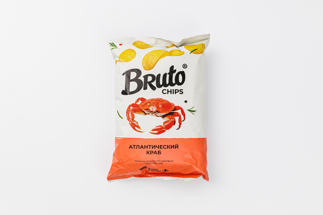 

Чипсы Bruto Атлантический краб 60 г