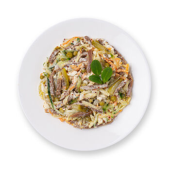 Салат по-английски с языком, «Уже готово», 200 г, Россия