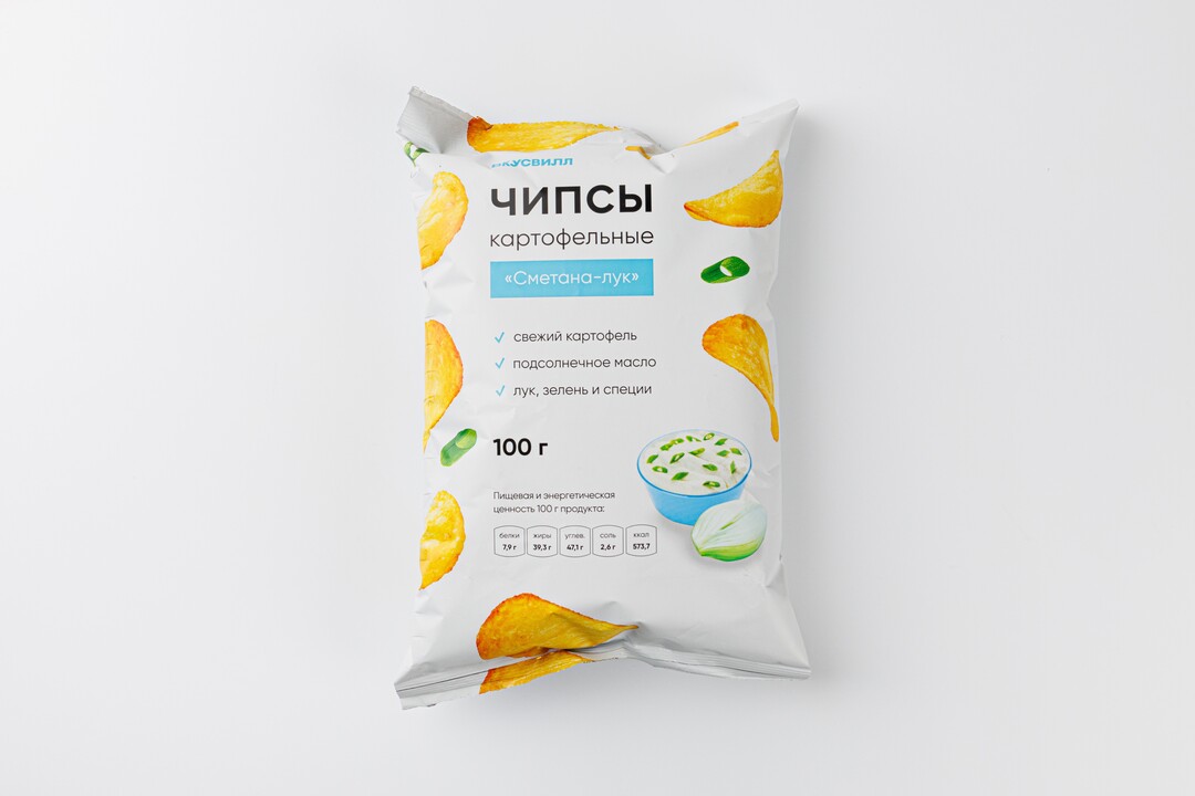 

Чипсы картофельные Сметана-лук 100 г