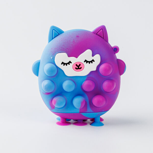 Игрушка-антистресс 1TOY жмяка Hit Pop It лама на присосках, 1 шт., в ассортименте