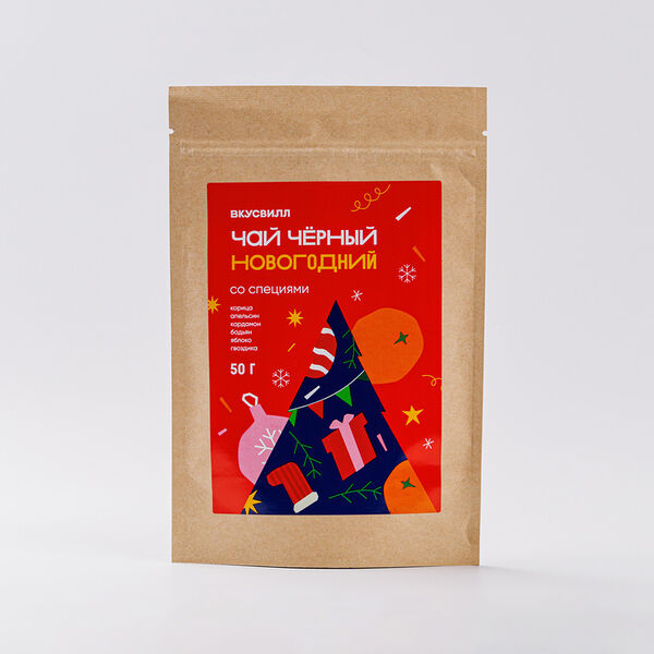 Чай черный Новогодний со специями