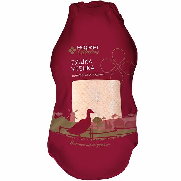 Тушка утёнка 1сорт потрошёная охлаждённая Маркет Collection вес