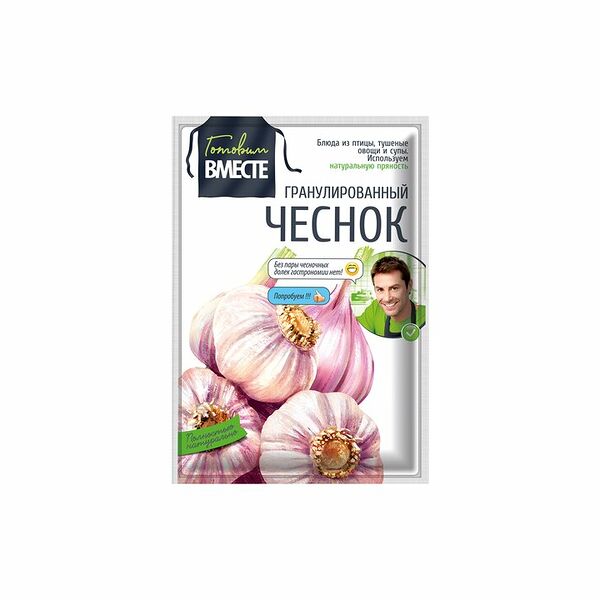 Приправа Готовим вместе Чеснок сушеный гранулированный 15 г