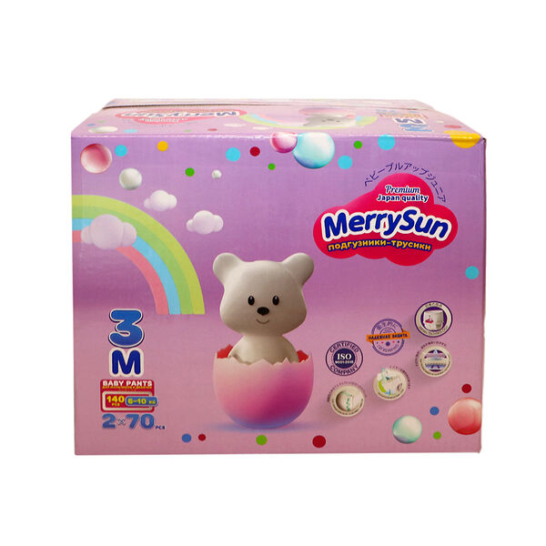 Подгузники-трусики Merrysun Premium  M 140 шт