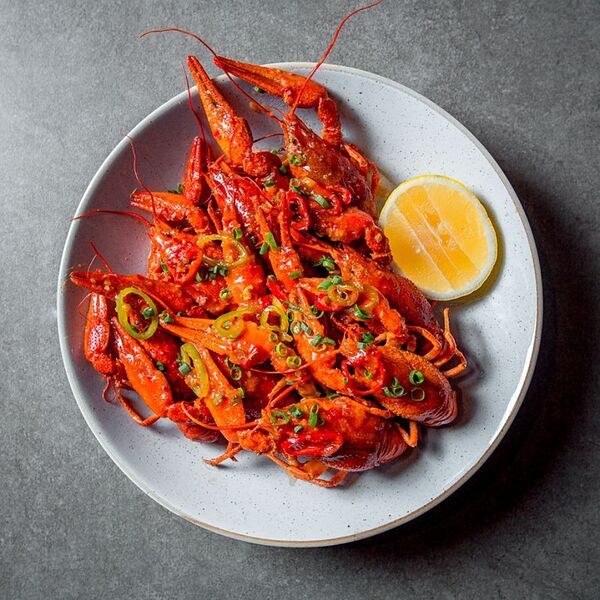 Раки в азиатском стиле 1 кг.