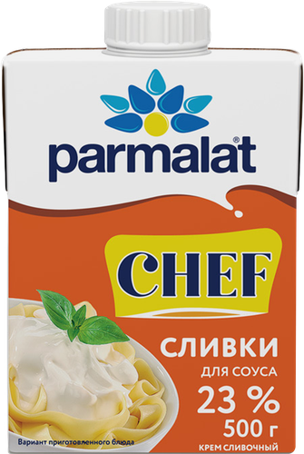 

Сливки Parmalat для соусов 23% 500 г