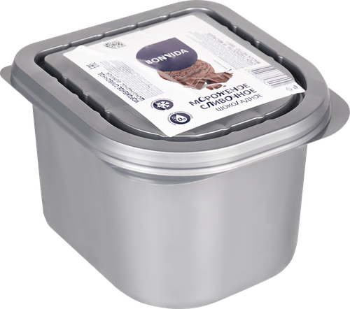 

Мороженое Bonvida Сливочное шоколадное 8%, без змж, 1.5 кг