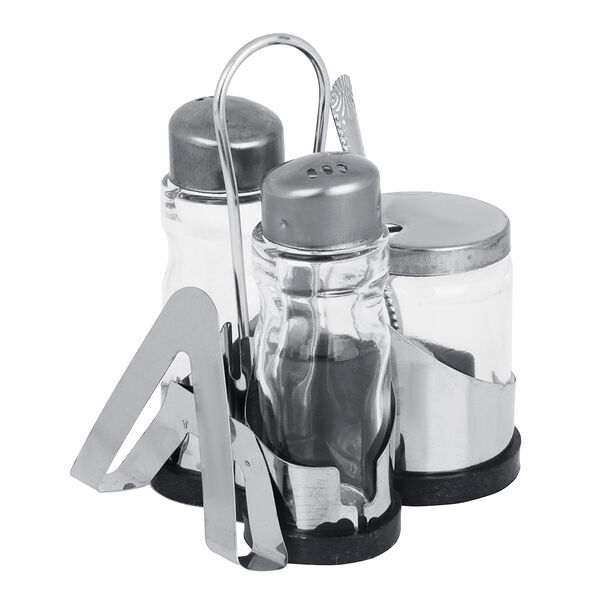 Vetta набор для соли, перца и горчицы с салфетницей 