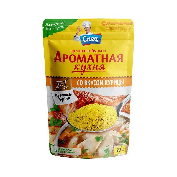 Приправа-бульон со вкусом курицы 