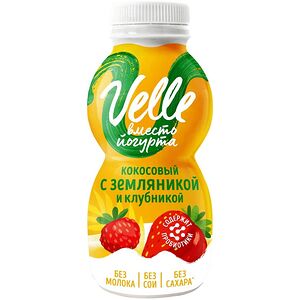 Продукт кокосовый питьевой Velle клубника-земляника