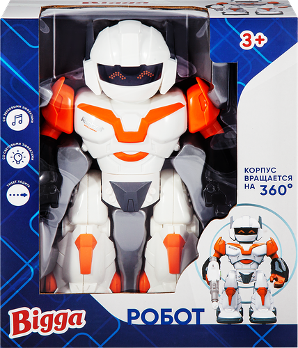 Игрушка BIGGA Робот со световыми и звуковыми эффектами