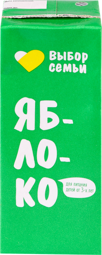 

Нектар Выбор семьи Яблоко, 0.2 л