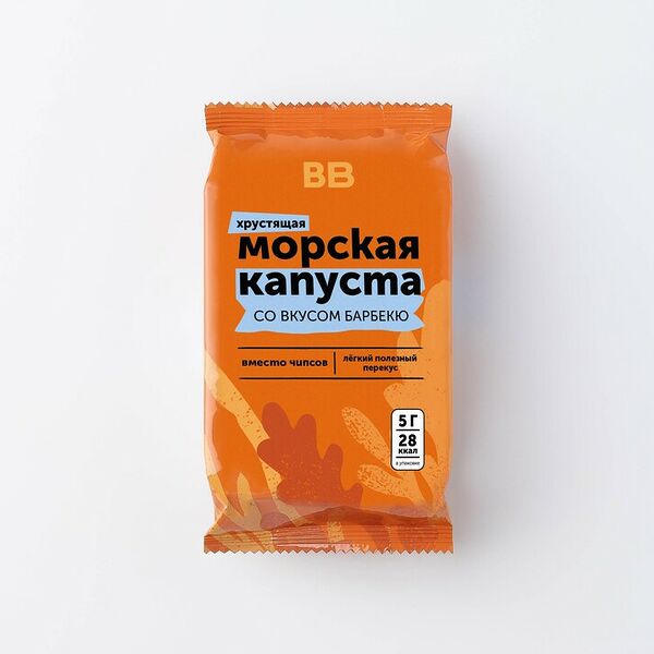 Морская капуста хрустящая со вкусом барбекю