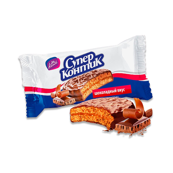 Печенье Konti Супер Контик с шоколадом 100 г