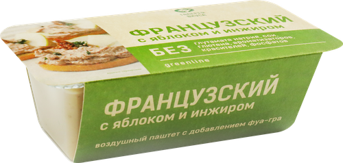 

Паштет Галерея вкуса Французский с яблоком и инжиром 146 г