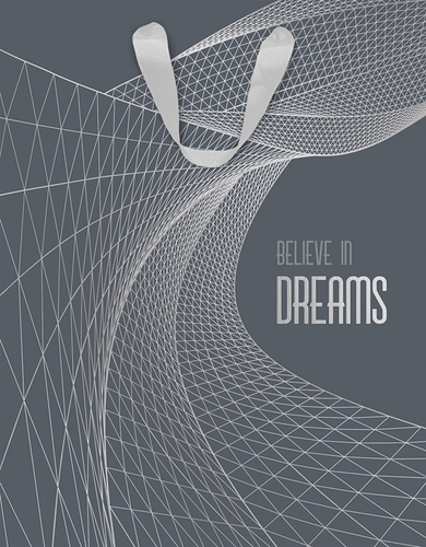 Пакет подарочный Мегаполис, 22,7х18х10см