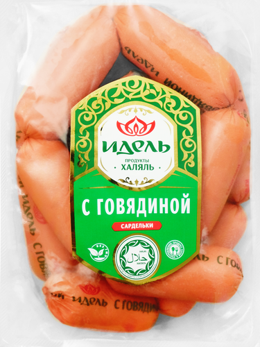 

Сардельки Идель с говядиной Халяль вес