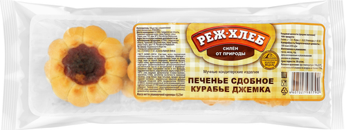 

Печенье Реж-хлеб сдобное Курабье малина 230 г