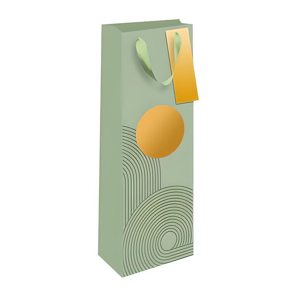 Пакет подарочный Артицентр Премиум St для бутылки, 1 шт