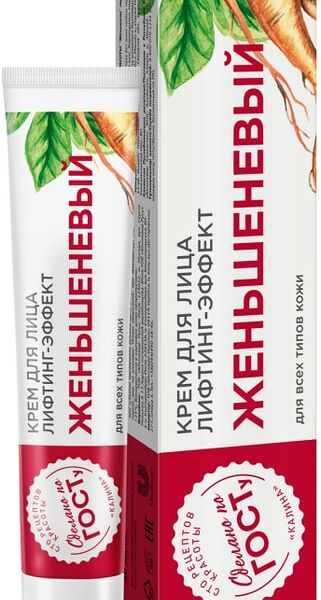 Крем для лица Сто рецептов красоты Женьшеневый лифтинг-эффект 40мл