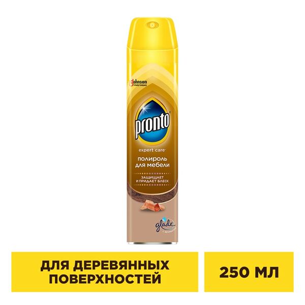 Полироль для мебели Pronto для деревянных поверхностей 250мл