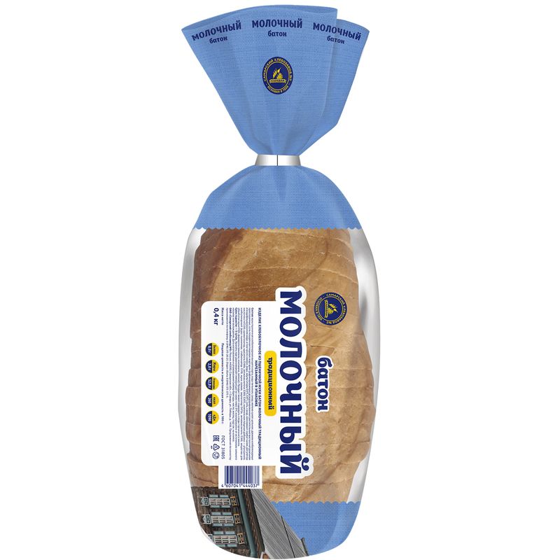

Батон Каравай молочный традиционный нарезка, 400 г