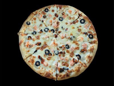 Пицца с морепродуктами