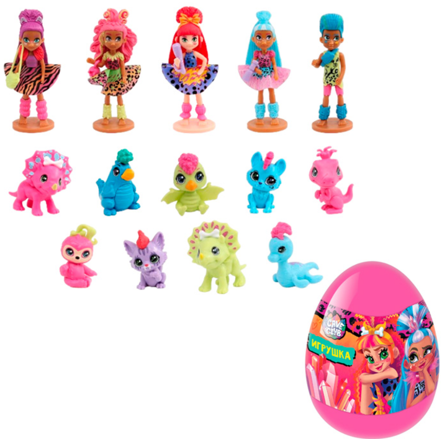 

Игрушка Sbox Cave Club Happy magic Пластиковое яйцо с игрушкой, Арт. УТ50054, 1шт, игрушка в ассортименте
