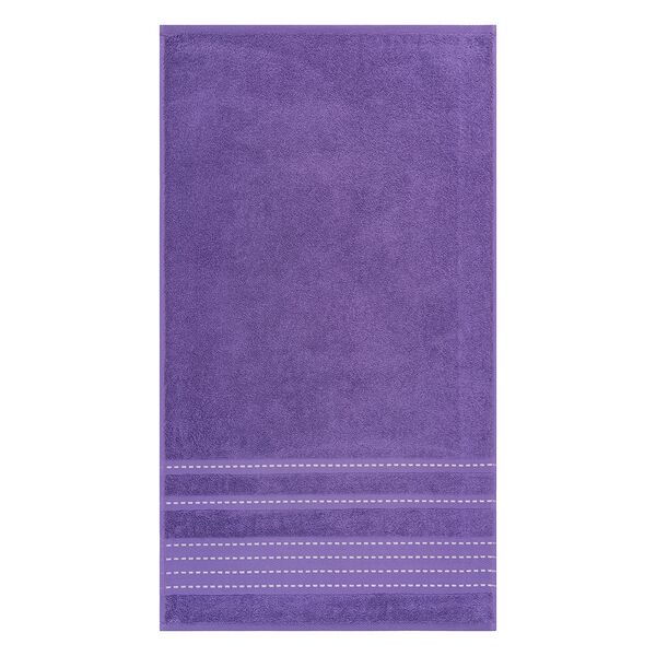 Полотенце махровое Cleanelly Basic Morning dew, 50х90 см, гладкокрашенное, фиолетовый, хлопок, 420 г/м2