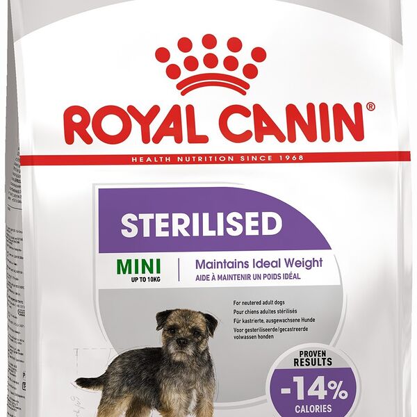 Royal Canin Mini Sterilised Adult корм для взрослых стерилизованных собак мелких пород Курица
