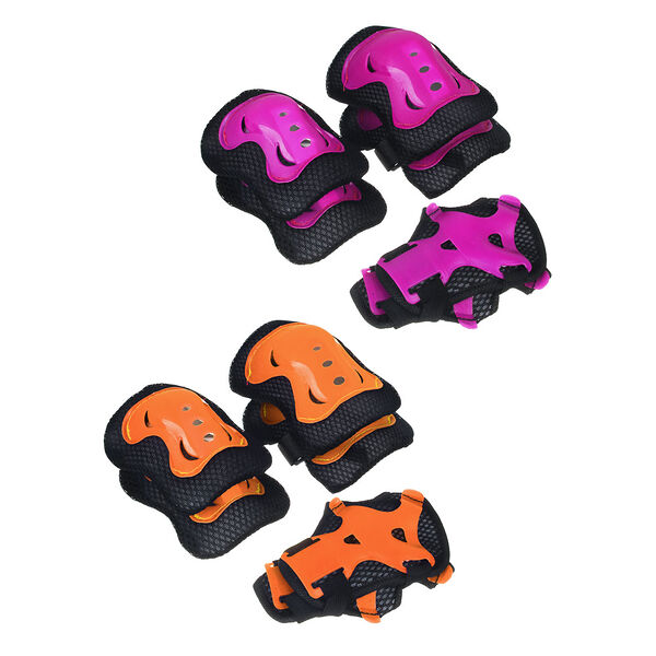 Silapro набор защиты (колени, локти, запястья), размер m, пластик, 2 цвета в ассортименте