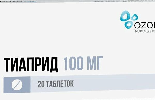 Тиаприд таблетки 100 мг 20 шт