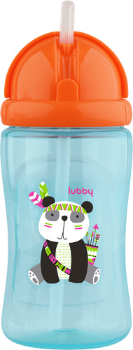 

Поильник LUBBY 300/320мл, с трубочкой, с 9 месяцев, Арт. 11836/28534