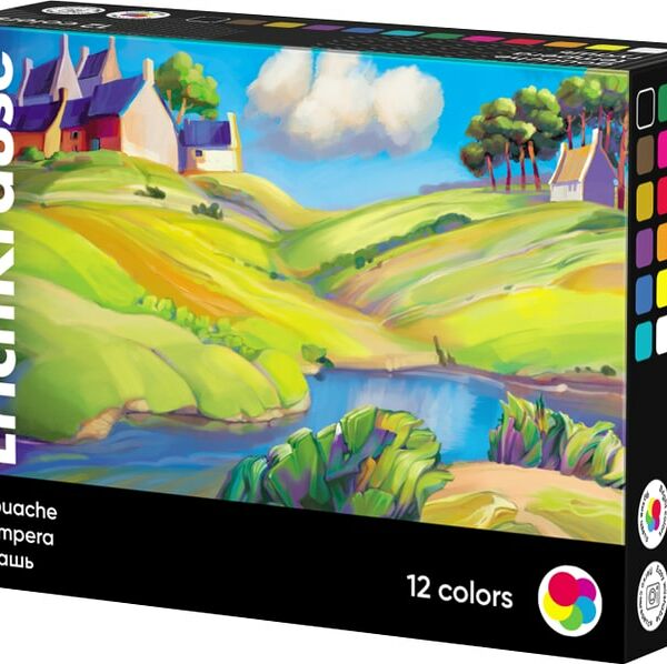 Гуашь ErichKrause Art Spirit 12 цветов