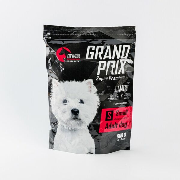 Корм для собак мелких и миниатюрных пород Grand Prix с ягнёнком и рисом
