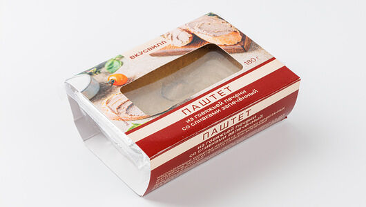 Паштет из говяжьей печени со сливками запеченный