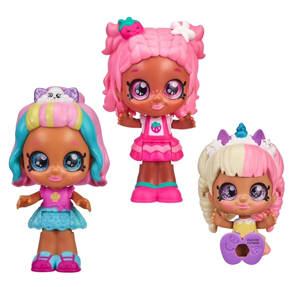 

Игровой набор Kindi Kids из 3х мини-куколок