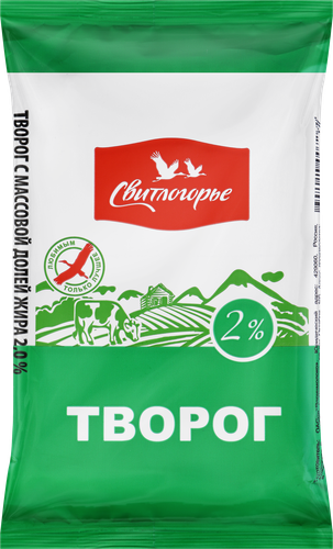 

Творог Свитлогорье 2% 180 г