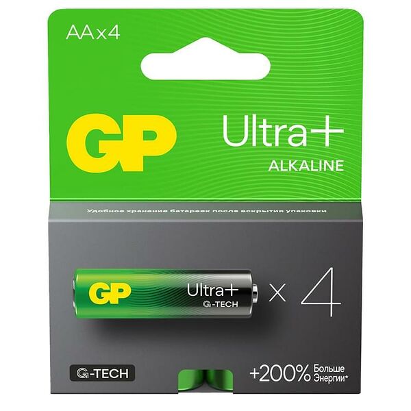 Батарейка AA 4шт GP Ultra Plus