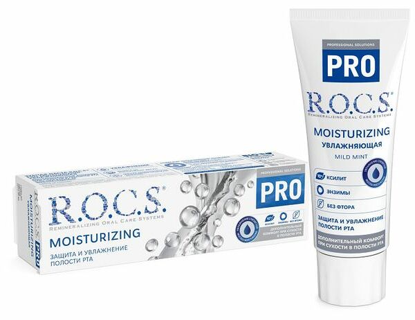 Зубная паста R.O.C.S. PRO Moisturizing Увлажняющая 74 г