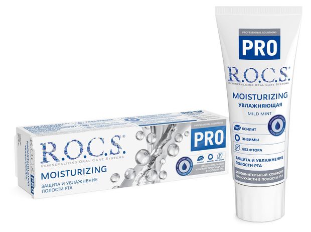 

Зубная паста R.O.C.S. PRO Moisturizing Увлажняющая 74 г