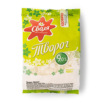 Творог Сваля рассыпчатый 9%