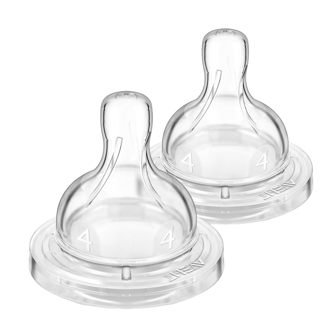 

Соска Avent Anti-colic силиконовая быстрый поток с 6 месяцев арт. SCY764/02 2 шт