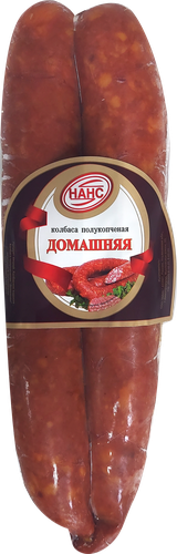 

Колбаса полукопченая Нанс Домашняя категория В вес