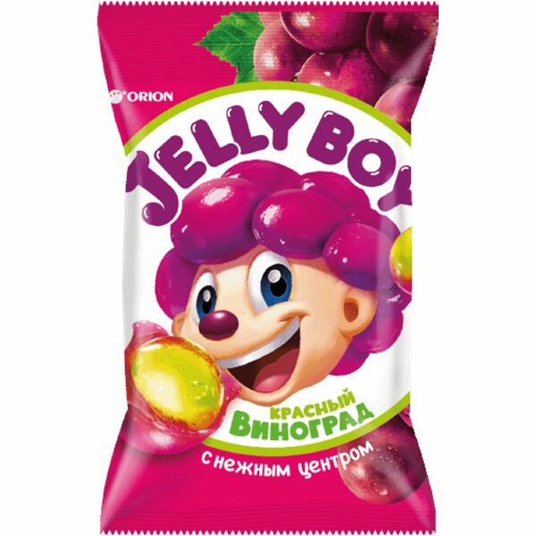 Мармелад жевательный ORION Jelly boy со вкусом красного винограда 66 г